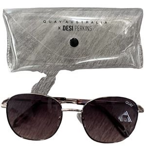 Quay Australia JEZABELL 126 Rose Gold Frame / Brown Lens sunglasses